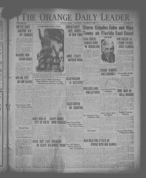 Primary view of object titled 'The Orange Daily Leader (Orange, Tex.), Vol. 12, No. 97, Ed. 1 Thursday, October 21, 1926'.