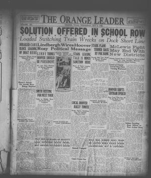 Primary view of object titled 'The Orange Leader (Orange, Tex.), Vol. 15, No. 79, Ed. 1 Wednesday, October 3, 1928'.