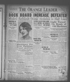 Primary view of object titled 'The Orange Leader (Orange, Tex.), Vol. 15, No. 132, Ed. 1 Sunday, December 9, 1928'.