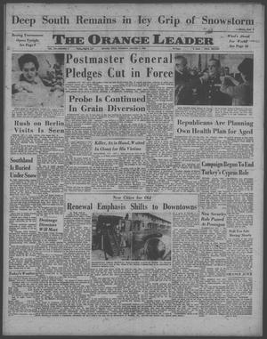 Primary view of object titled 'The Orange Leader (Orange, Tex.), Vol. 61, No. 2, Ed. 1 Thursday, January 2, 1964'.