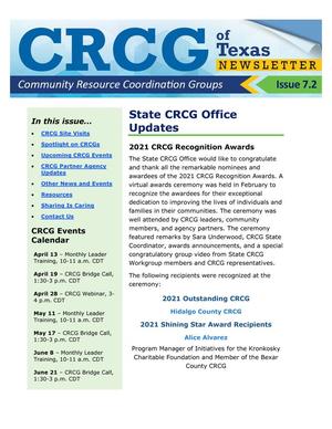 CRCG Newsletter, Number 7.2, April 2022