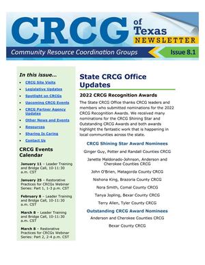 CRCG Newsletter, Number 8.1, January 2023
