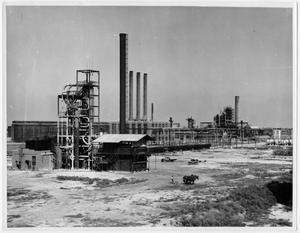 Primary view of object titled '[American Oil Company Refinery in Texas City in 1934]'.