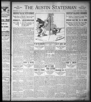 Primary view of object titled 'The Austin Statesman (Austin, Tex.), Vol. 41, No. 251, Ed. 1 Thursday, September 8, 1910'.