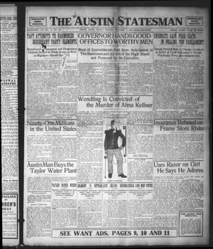 Primary view of object titled 'The Austin Statesman (Austin, Tex.), Vol. 41, No. 338, Ed. 1 Sunday, December 4, 1910'.