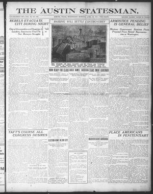 Primary view of object titled 'The Austin Statesman. (Austin, Tex.), Vol. 42, No. 109, Ed. 1 Wednesday, April 19, 1911'.