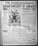 Thumbnail image of item number 1 in: 'The Austin Statesman (Austin, Tex.), Vol. 49, No. 290, Ed. 1 Saturday, March 19, 1921'.