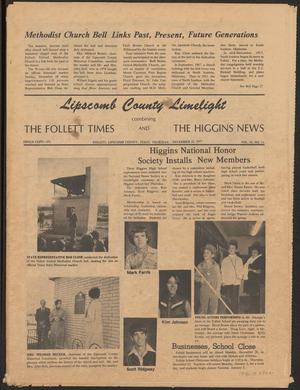 Primary view of object titled 'Lipscomb County Limelight (Follett, Tex.), Vol. 65, No. 11, Ed. 1 Thursday, December 22, 1977'.