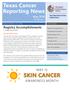 Journal/Magazine/Newsletter: Texas Cancer Reporting News, Volume 20, Number 1, May 2018