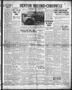 Newspaper: Denton Record-Chronicle (Denton, Tex.), Vol. 31, No. 9, Ed. 1 Tuesday…