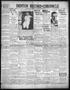 Newspaper: Denton Record-Chronicle (Denton, Tex.), Vol. 31, No. 196, Ed. 1 Wedne…