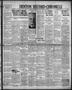 Primary view of Denton Record-Chronicle (Denton, Tex.), Vol. 32, No. 309, Ed. 1 Wednesday, August 9, 1933
