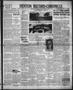 Primary view of Denton Record-Chronicle (Denton, Tex.), Vol. 33, No. 1, Ed. 1 Tuesday, August 15, 1933