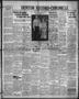 Thumbnail image of item number 1 in: 'Denton Record-Chronicle (Denton, Tex.), Vol. 33, No. 4, Ed. 1 Friday, August 18, 1933'.