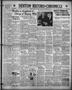 Primary view of Denton Record-Chronicle (Denton, Tex.), Vol. 33, No. 104, Ed. 1 Wednesday, December 13, 1933