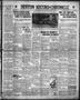 Thumbnail image of item number 1 in: 'Denton Record-Chronicle (Denton, Tex.), Vol. 33, No. 106, Ed. 1 Friday, December 15, 1933'.