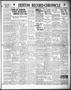Primary view of Denton Record-Chronicle (Denton, Tex.), Vol. 33, No. 213, Ed. 1 Thursday, April 19, 1934