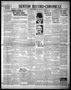 Thumbnail image of item number 1 in: 'Denton Record-Chronicle (Denton, Tex.), Vol. 34, No. 293, Ed. 1 Monday, July 22, 1935'.