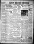 Newspaper: Denton Record-Chronicle (Denton, Tex.), Vol. 35, No. 112, Ed. 1 Monda…