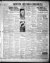 Newspaper: Denton Record-Chronicle (Denton, Tex.), Vol. 35, No. 252, Ed. 1 Wedne…