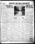 Primary view of Denton Record-Chronicle (Denton, Tex.), Vol. 36, No. 33, Ed. 1 Tuesday, September 22, 1936
