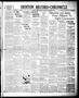 Newspaper: Denton Record-Chronicle (Denton, Tex.), Vol. 36, No. 88, Ed. 1 Wednes…