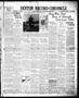 Thumbnail image of item number 1 in: 'Denton Record-Chronicle (Denton, Tex.), Vol. 36, No. 95, Ed. 1 Thursday, December 3, 1936'.