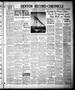 Newspaper: Denton Record-Chronicle (Denton, Tex.), Vol. 37, No. 80, Ed. 1 Tuesda…
