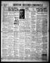 Newspaper: Denton Record-Chronicle (Denton, Tex.), Vol. 37, No. 97, Ed. 1 Monday…