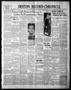 Newspaper: Denton Record-Chronicle (Denton, Tex.), Vol. 38, No. 18, Ed. 1 Monday…