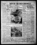 Thumbnail image of item number 1 in: 'Denton Record-Chronicle (Denton, Tex.), Vol. 38, No. 34, Ed. 1 Friday, September 23, 1938'.