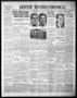 Newspaper: Denton Record-Chronicle (Denton, Tex.), Vol. 38, No. 66, Ed. 1 Monday…
