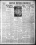 Primary view of Denton Record-Chronicle (Denton, Tex.), Vol. 38, No. 88, Ed. 1 Friday, November 25, 1938
