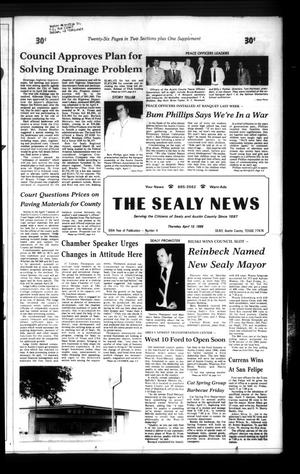 Primary view of The Sealy News (Sealy, Tex.), Vol. 99, No. 4, Ed. 1 Thursday, April 10, 1986
