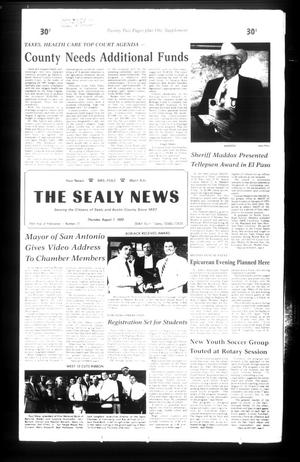 Primary view of object titled 'The Sealy News (Sealy, Tex.), Vol. 99, No. 21, Ed. 1 Thursday, August 7, 1986'.