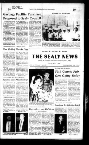 Primary view of object titled 'The Sealy News (Sealy, Tex.), Vol. 99, No. 30, Ed. 1 Thursday, October 9, 1986'.
