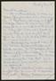 Letter: [Letter from Catherine Davis to Joe Davis - November 19, 1944]