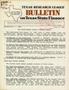 Journal/Magazine/Newsletter: Bulletin on Texas State Finance: 1986, Number 1