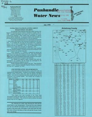 Primary view of object titled 'Panhandle Water News, July 1998'.
