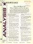 Journal/Magazine/Newsletter: Analysis, Volume 12, Number 7, July 1991