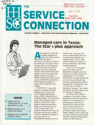 Primary view of object titled 'The Service Connection, Volume 6, Number 1, Winter 1998'.