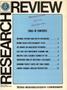 Journal/Magazine/Newsletter: Research Review, Volume 2, Number 1 Summer/Fall 1974