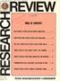 Journal/Magazine/Newsletter: Research Review, Volume 2, Number 6, Summer 1976
