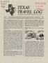 Journal/Magazine/Newsletter: Texas Travel Log, April 1991