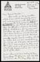 Primary view of [Letter from Eileen Morris to the Ensemble Theatre Board - September 28-30, 1990]