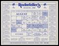 Pamphlet: [Rockefeller's Event Calendar: August 1985]