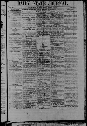 Primary view of Daily State Journal. (Austin, Tex.), Vol. 1, No. 215, Ed. 1 Saturday, October 8, 1870