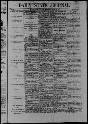 Primary view of object titled 'Daily State Journal. (Austin, Tex.), Vol. 1, No. 233, Ed. 1 Saturday, October 29, 1870'.