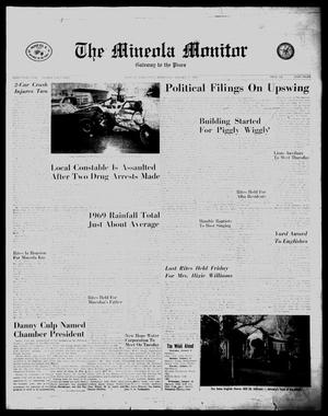 Primary view of object titled 'The Mineola Monitor (Mineola, Tex.), Vol. 93, No. 43, Ed. 1 Wednesday, January 7, 1970'.