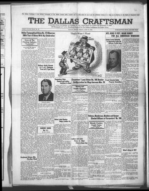 Primary view of object titled 'The Dallas Craftsman (Dallas, Tex.), Vol. 39, No. 30, Ed. 1 Friday, June 13, 1952'.